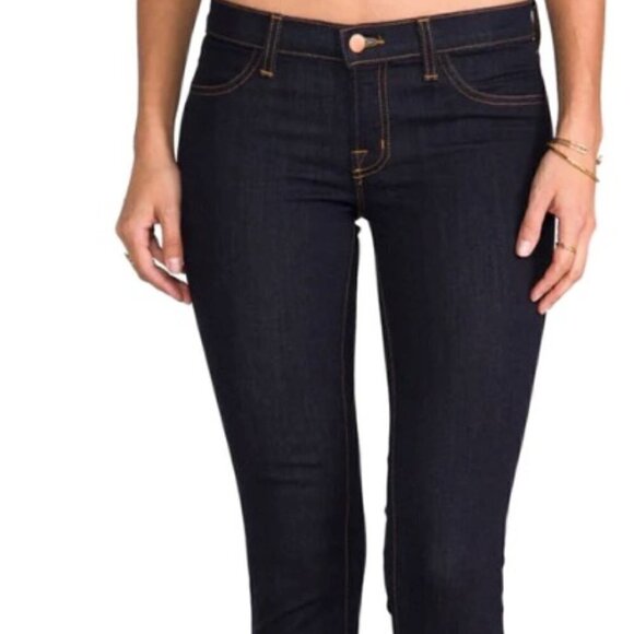 J BRAND 'STARLESS’ JEAN LEGGINGS, Dark blue Low-rise, stretch mid weight 27x30 - Picture 3 of 15